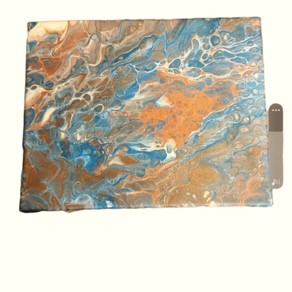 Original Abstract acrylic fluid art - Picture 2 of 3